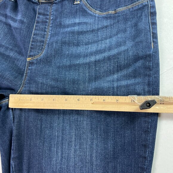 Judy Blue Jeans Women's Plus 38x26* Skinny Pull On High Rise Blue Denim Tag 20W - Picture 14 of 16